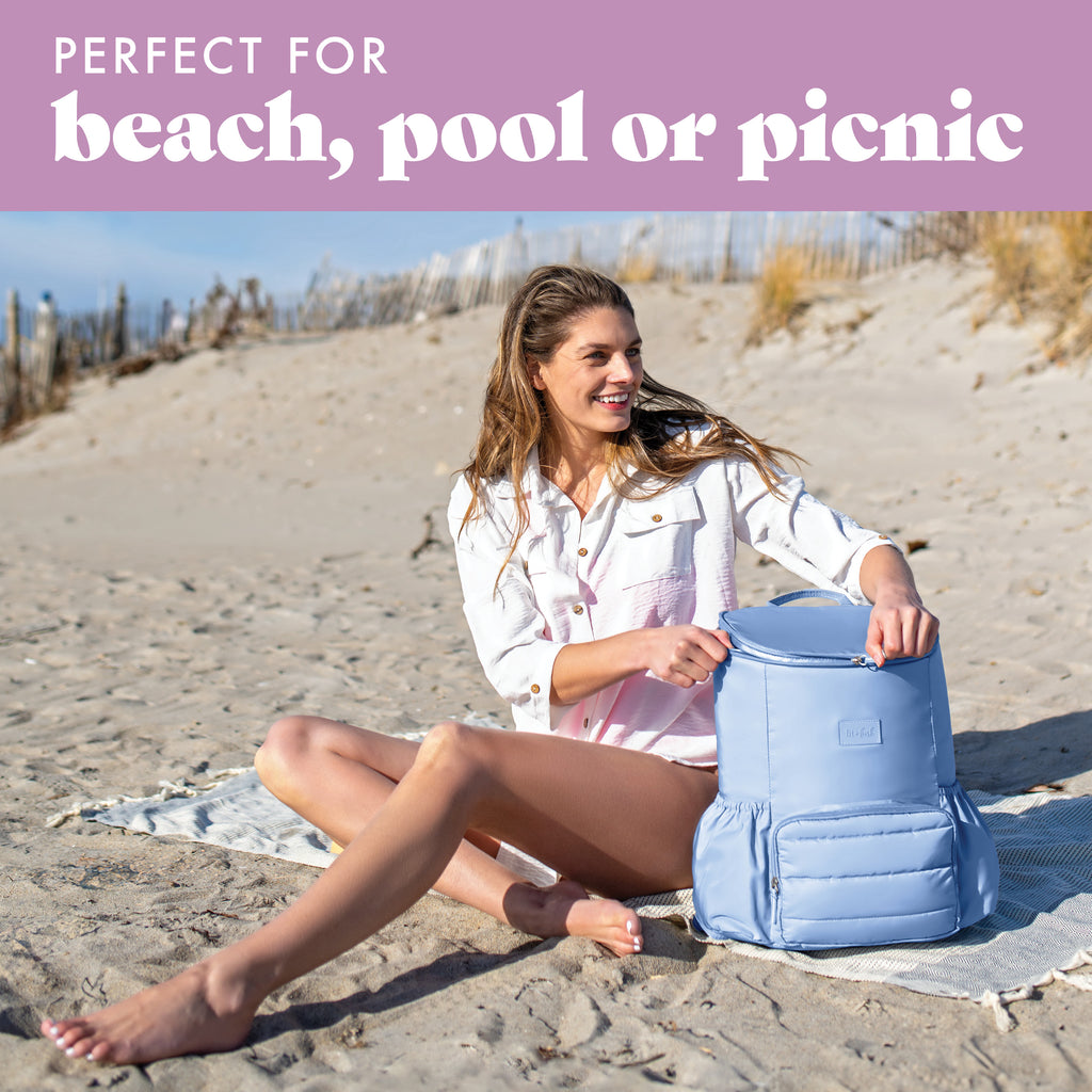 Izzy 24-Can Backpack Cooler, Cornflower