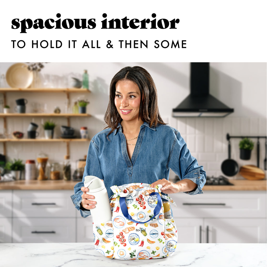 Cromwell Cinch Lunch Tote with Lunch Kit, Al Fresco