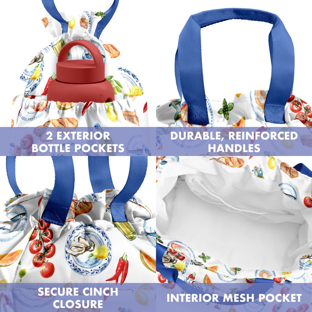 Cromwell Cinch Lunch Tote with Lunch Kit, Al Fresco