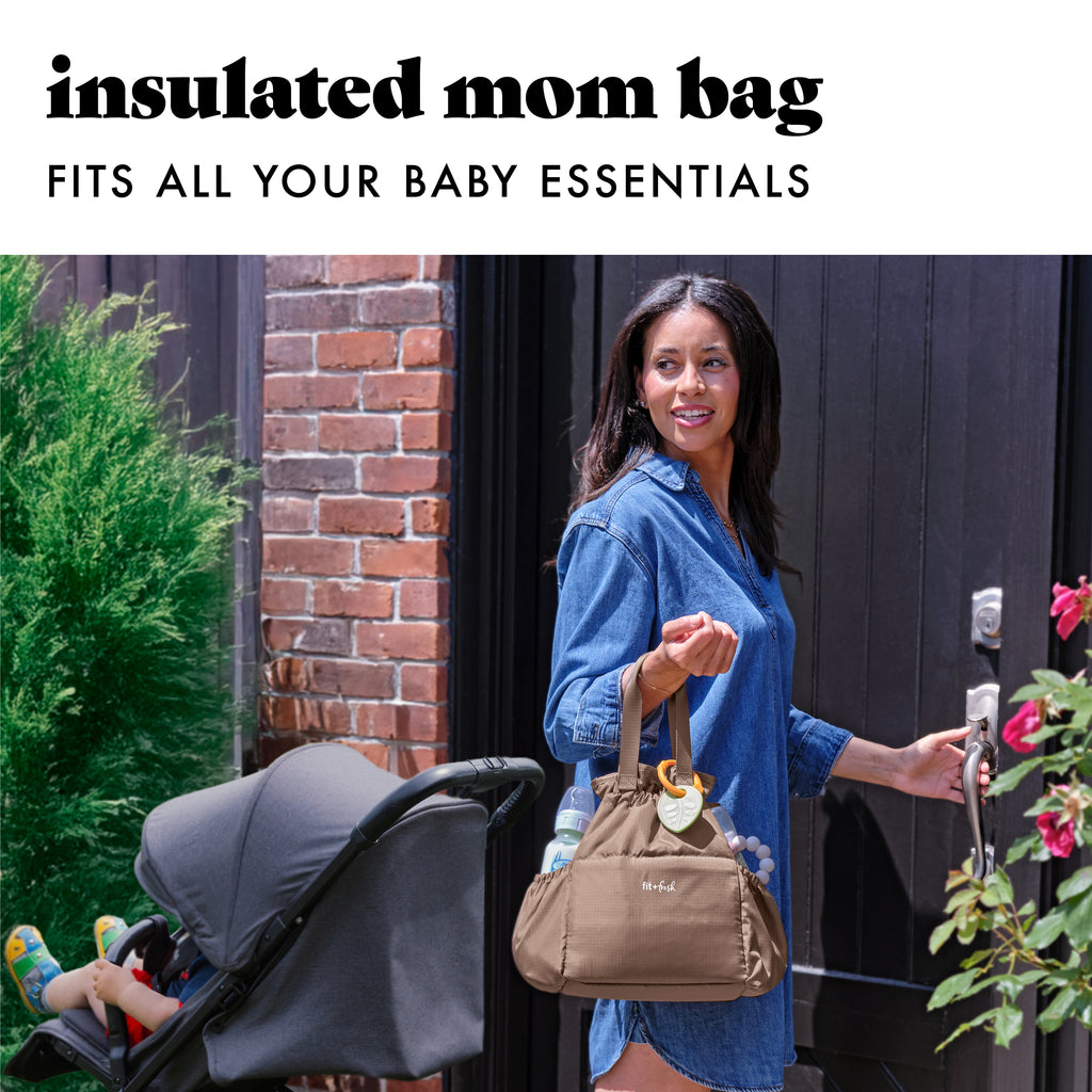 Cromwell Cinch Lunch Tote with Lunch Kit, Taupe