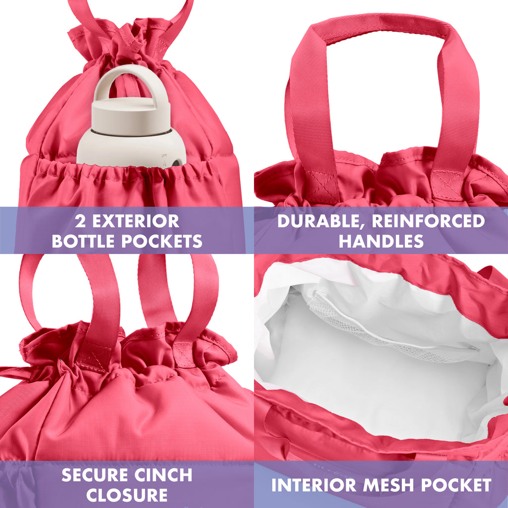 Cromwell Cinch Lunch Tote with Lunch Kit, Watermelon