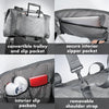Neoprene Adult Travel Duffel, Heather Gray