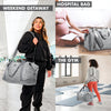 Neoprene Adult Travel Duffel, Heather Gray