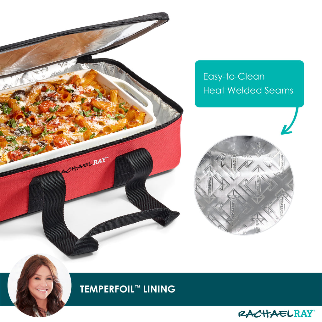 Rachael Ray Lasagna Lugger Duo, Red Buffalo Check