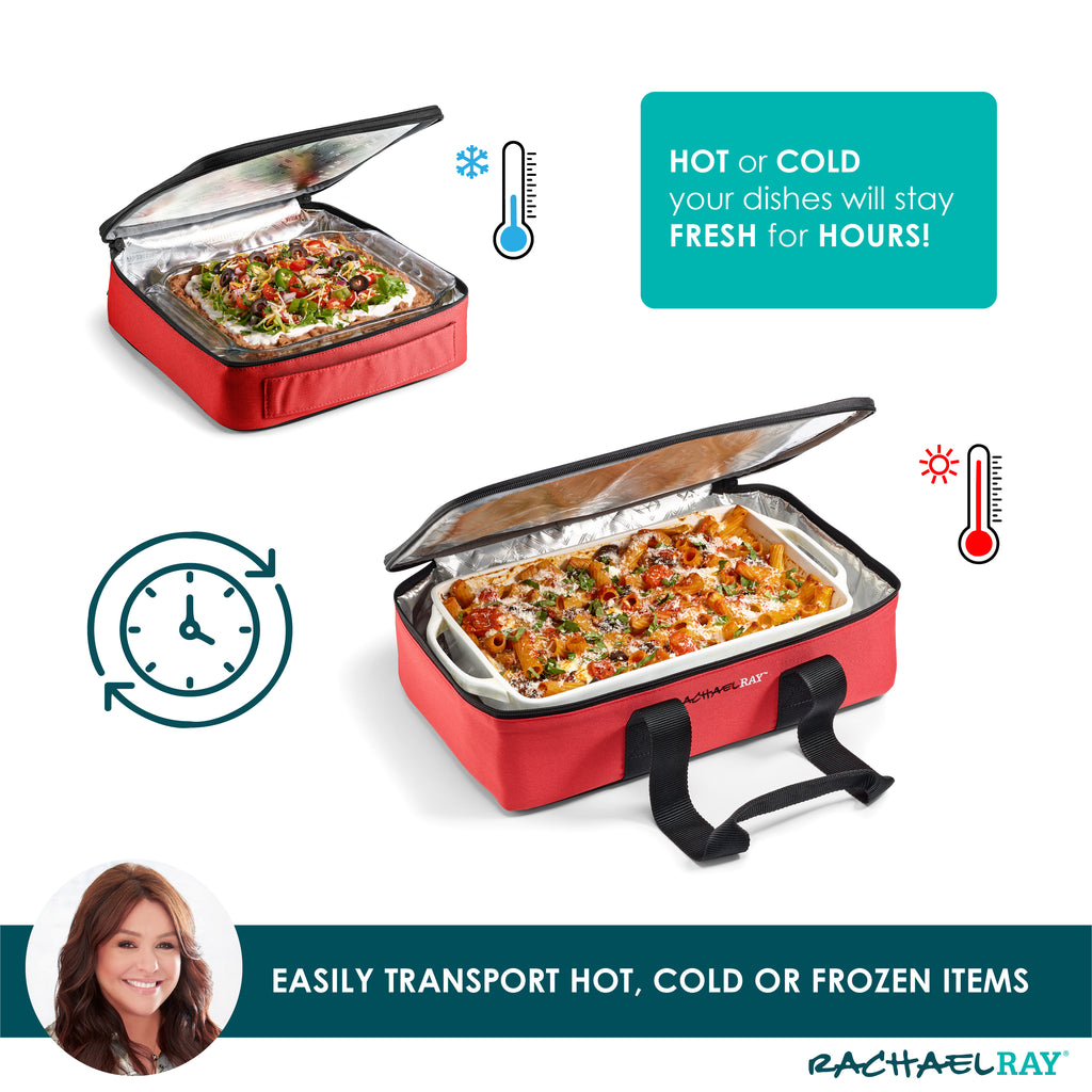Rachael Ray Lasagna Lugger Duo, Red Buffalo Check