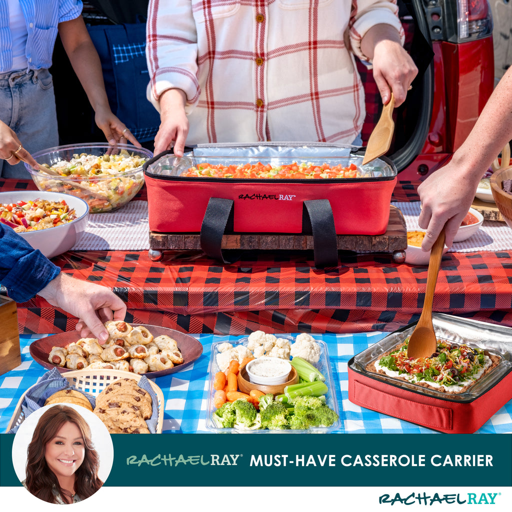 Rachael Ray Lasagna Lugger Duo, Red Buffalo Check