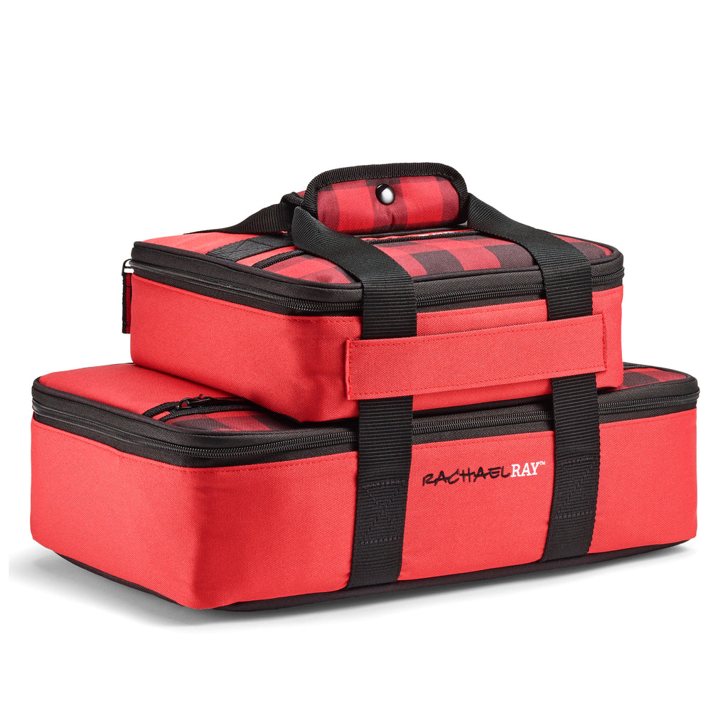 Rachael Ray Lasagna Lugger Duo, Red Buffalo Check