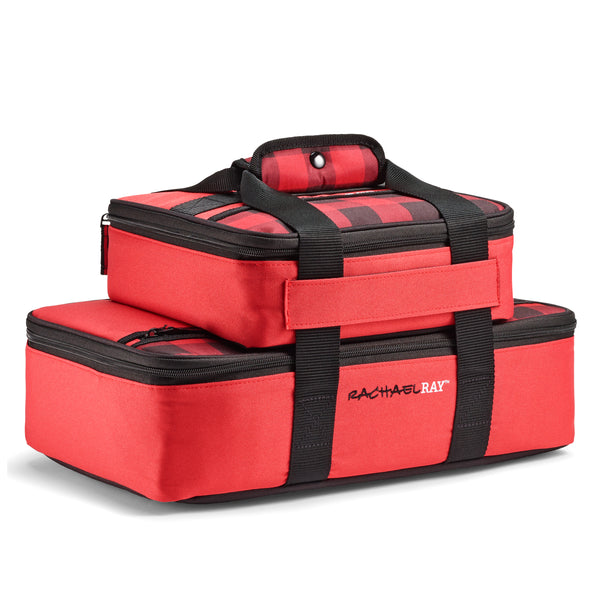 Rachael Ray Lasagna Lugger Duo, Red Buffalo Check