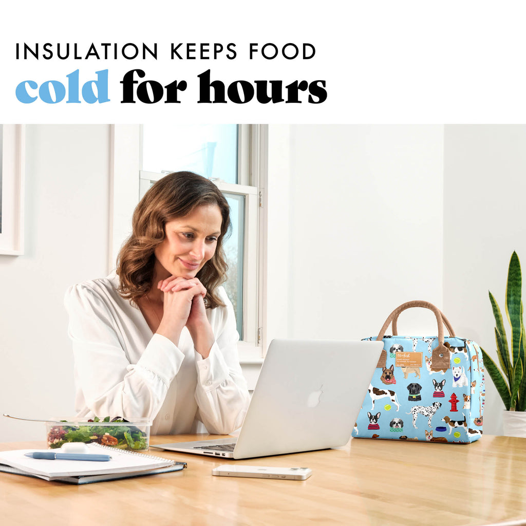 Bloomington Lunch Bag with Lunch Kit, Dog Breeds