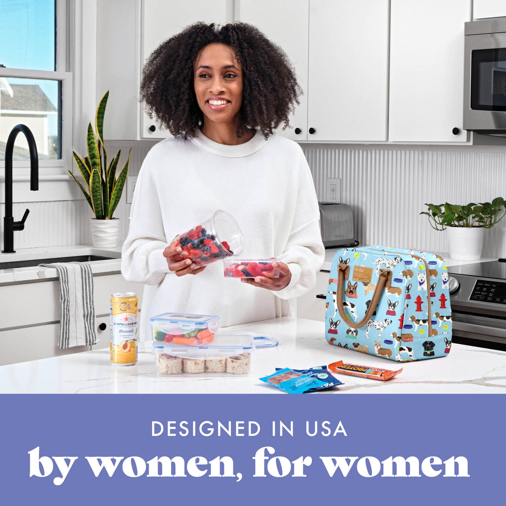 Bloomington Lunch Bag with Lunch Kit, Dog Breeds