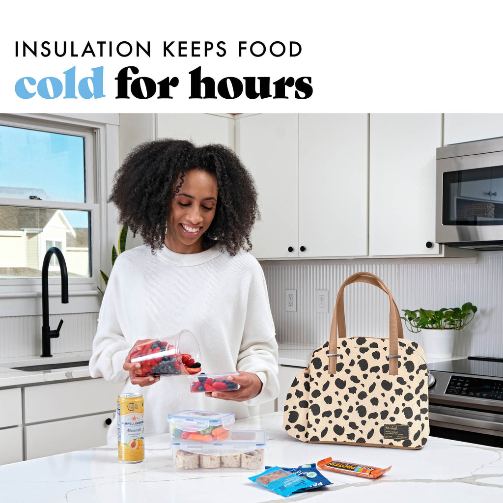 Laketown Lunch Bag, Graphic Cheetah