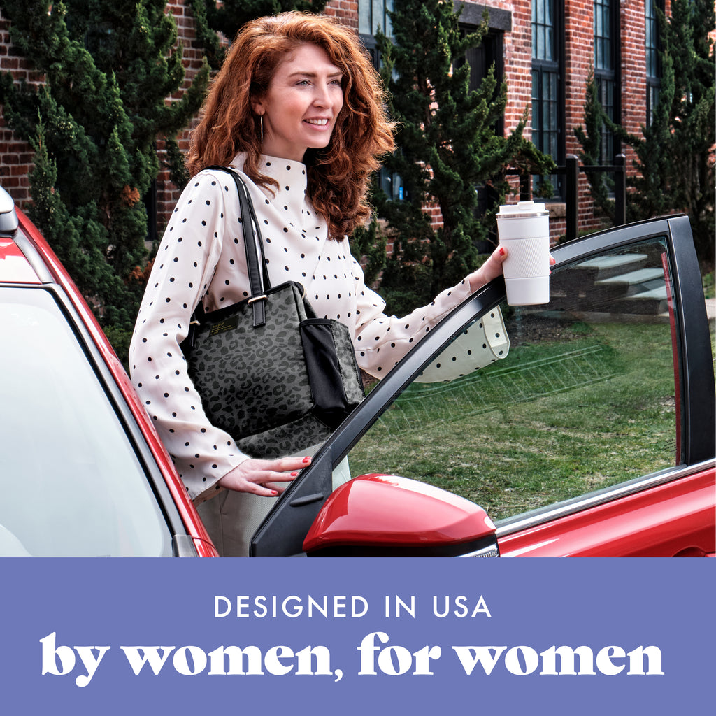 Copley Lunch Bag with Lunch Kit, Black Feline Fine