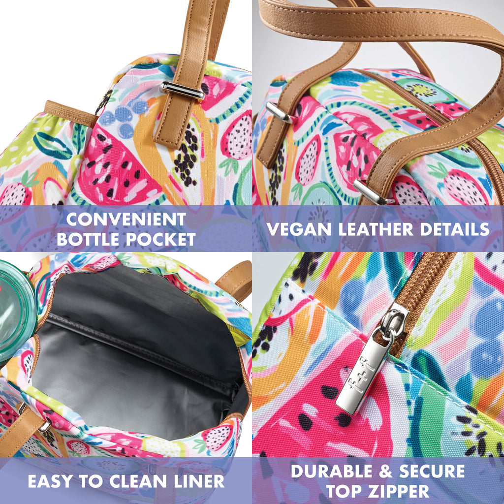 Laketown Lunch Bag with Tumbler Cup, Fresh Fruit