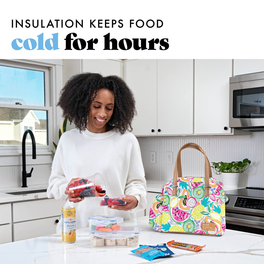 Laketown Lunch Bag with Tumbler Cup, Fresh Fruit