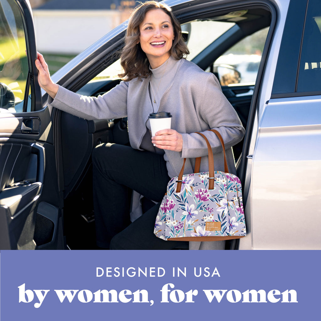 Laketown Lunch Bag, Tulane Floral Lilac