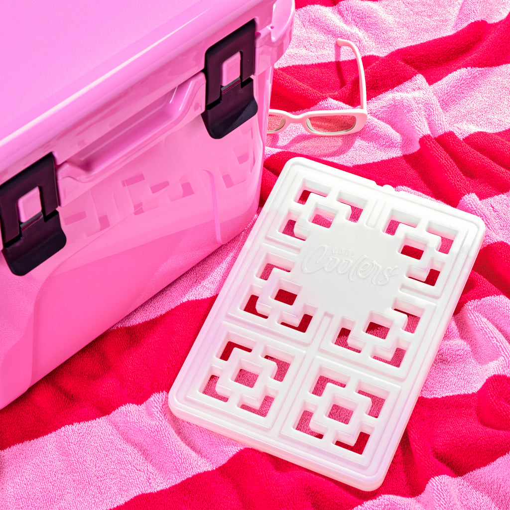 Cool Coolers Fashion Cooler Ice, White