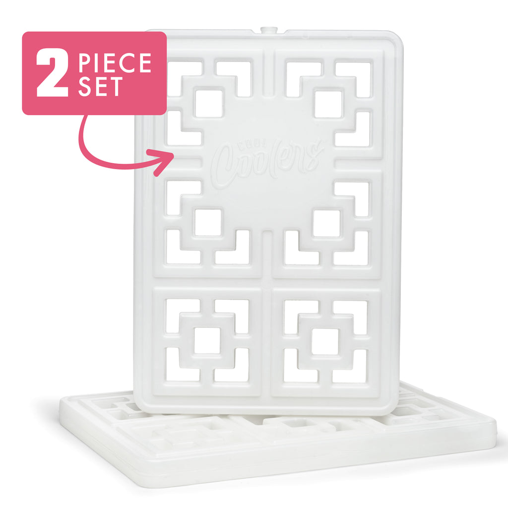 Cool Coolers Fashion Cooler Ice, White