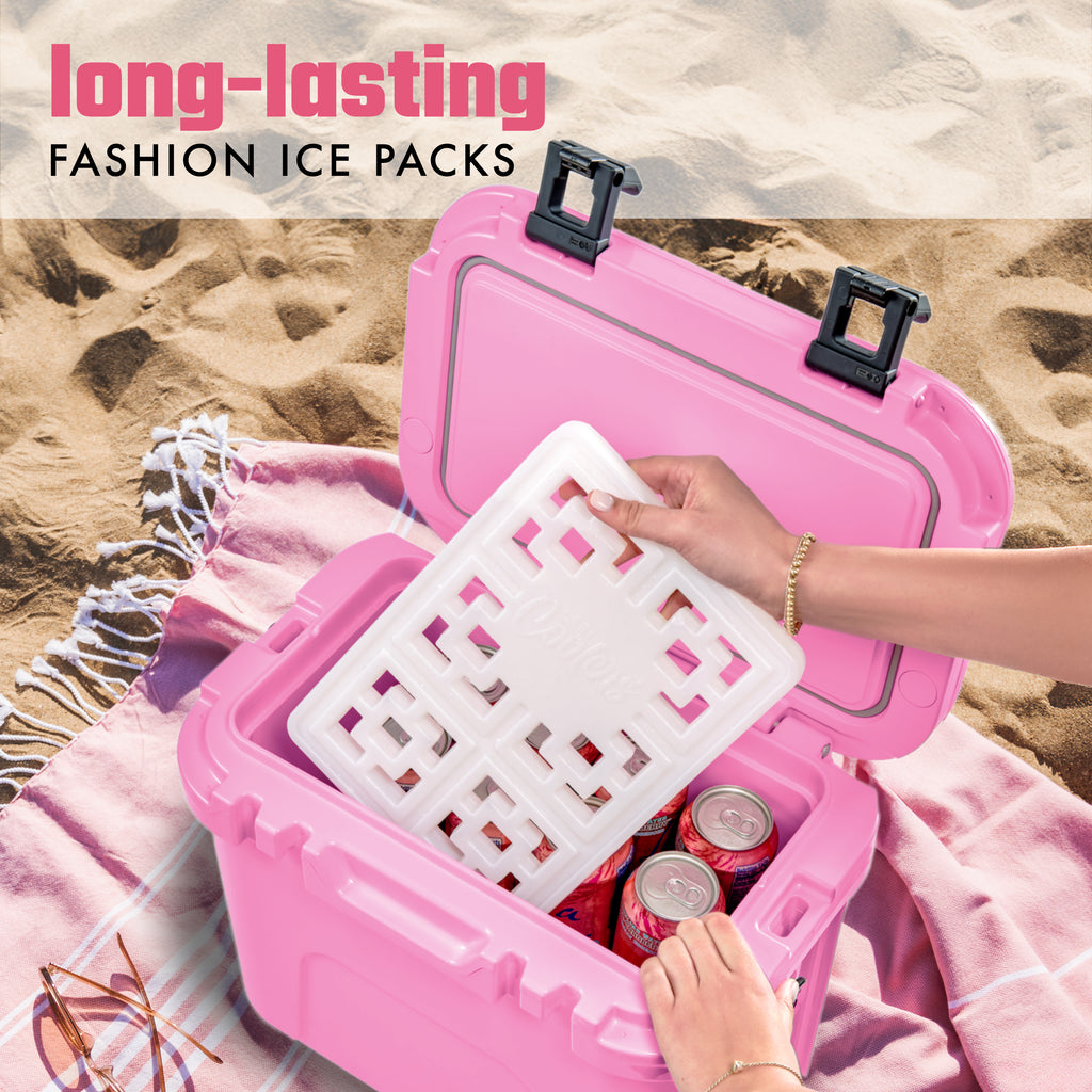 Cool Coolers Fashion Cooler Ice, White