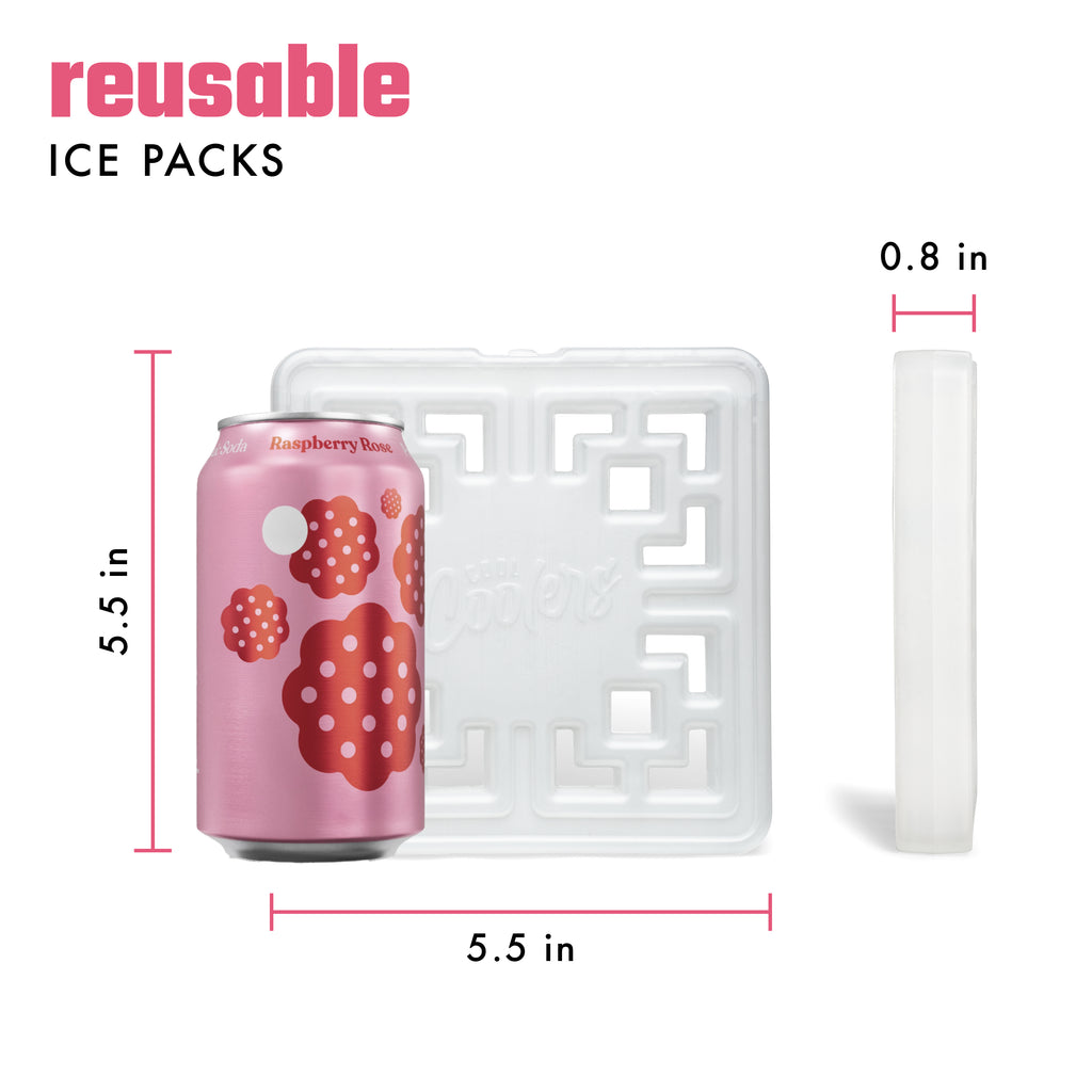 Cool Coolers Fashion Ice, White