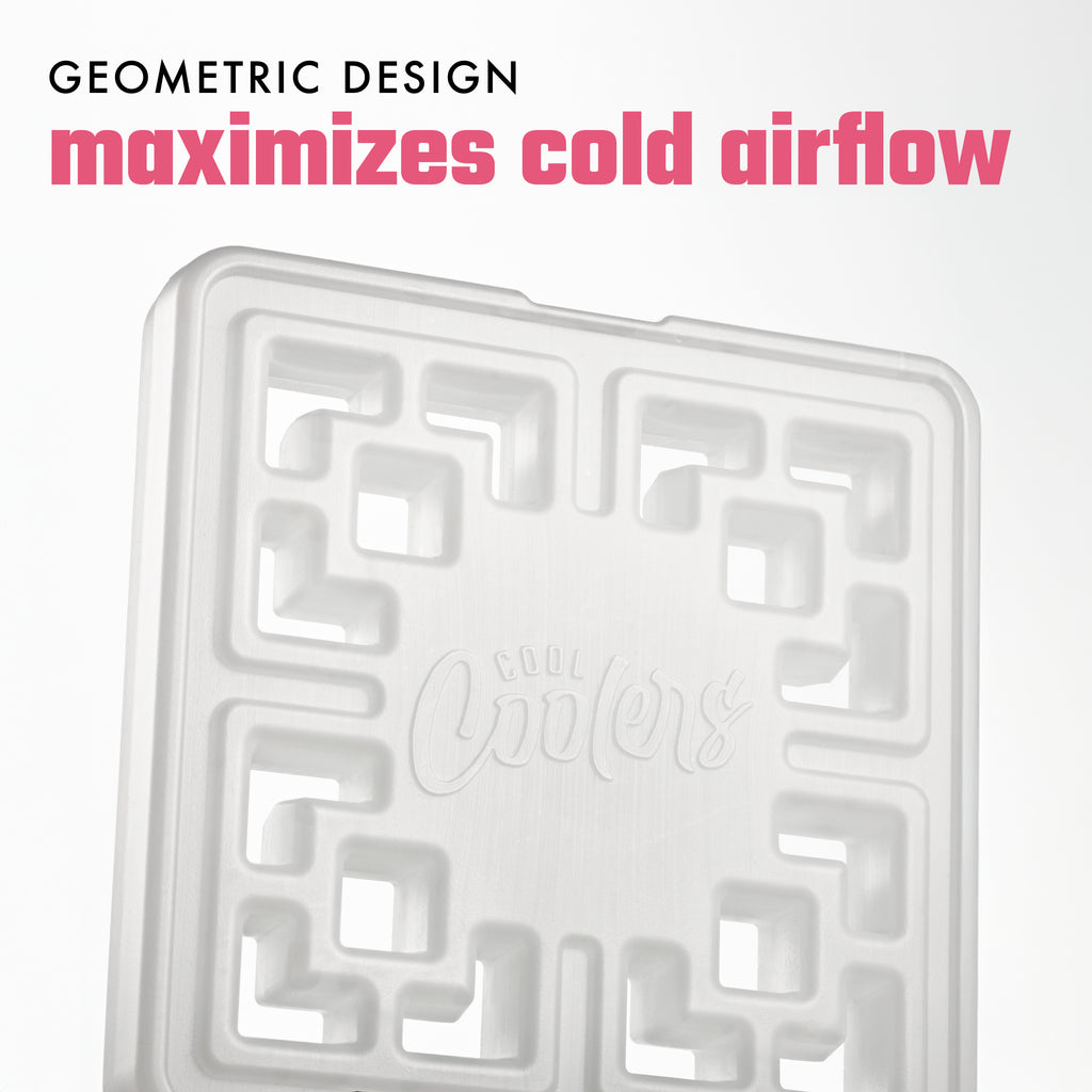 Cool Coolers Fashion Ice, White
