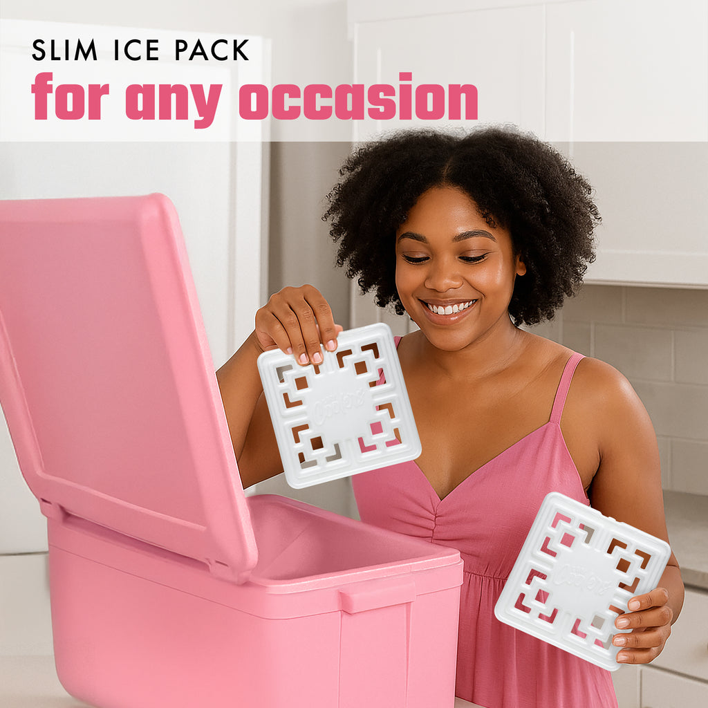 Cool Coolers Fashion Ice, White