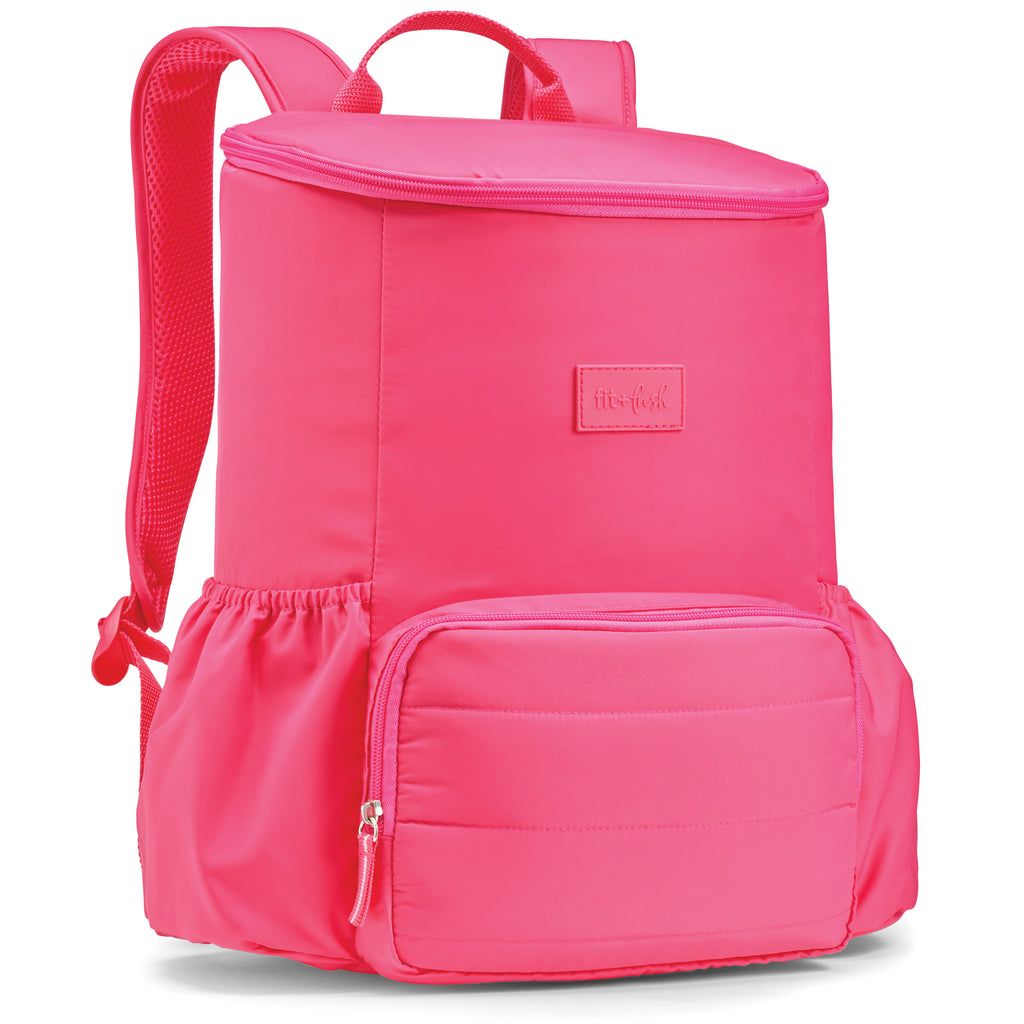 Izzy Backpack Cooler, Hot Pink