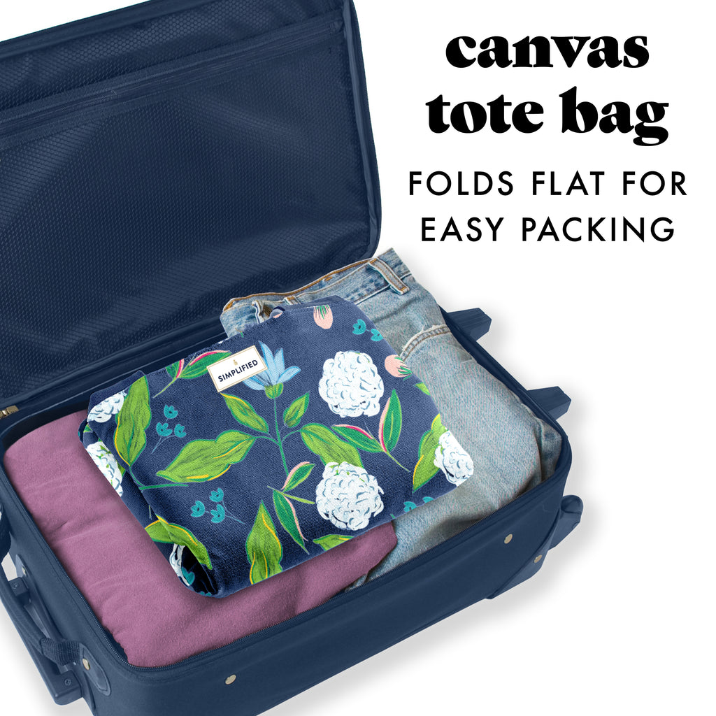 All The Things XL Travel Tote Bag, Hydrangeas