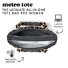 Metro Tote 2-in-1 Work Lunch Bag, Leopard