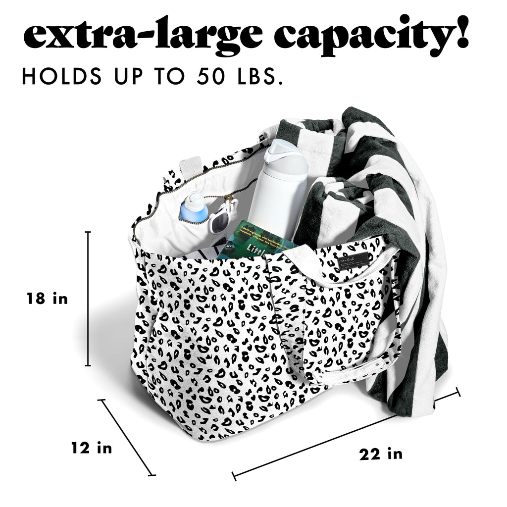 All The Things XL Travel Tote Bag, Micro Cheetah