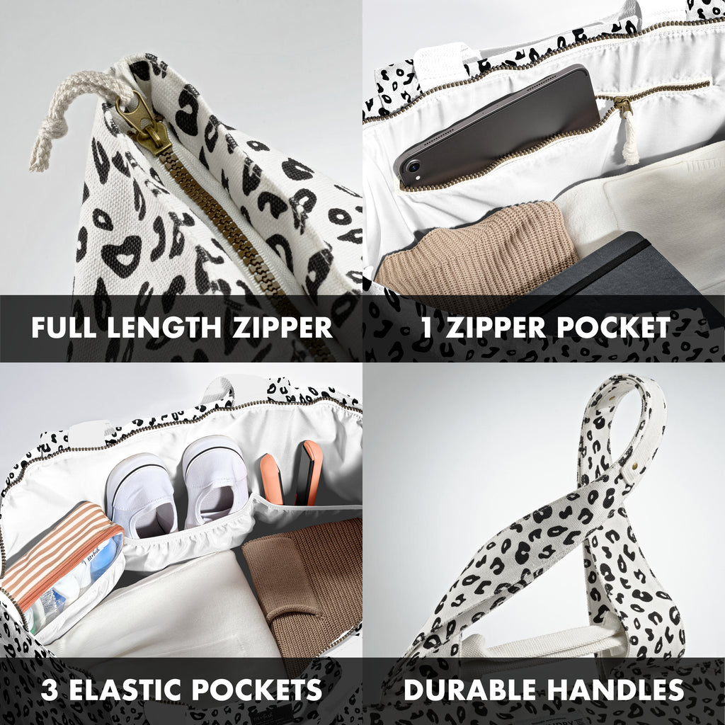 All The Things XL Travel Tote Bag, Micro Cheetah