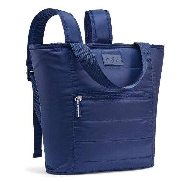 Mari 12-Can Backpack Cooler Tote, Midnight Blue