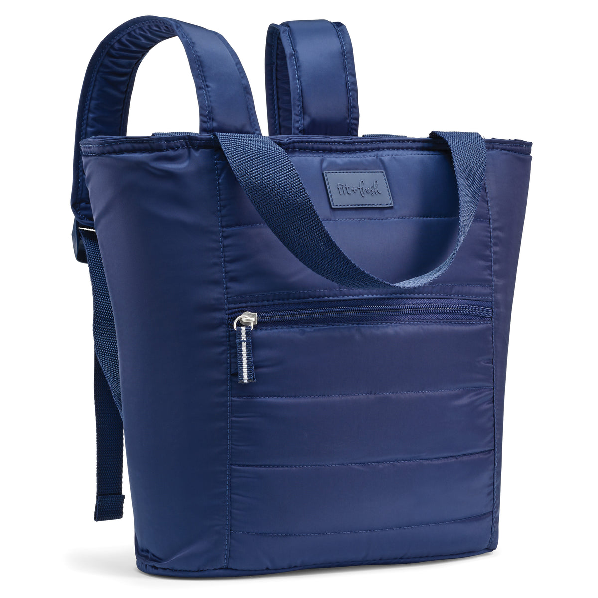 Mari 12-Can Backpack Cooler Tote, Midnight Blue – Fit + Fresh