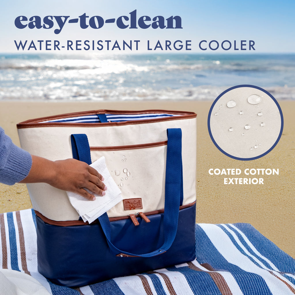 Narragansett 2-in-1 Cooler Tote Bag, Deluxe Canvas