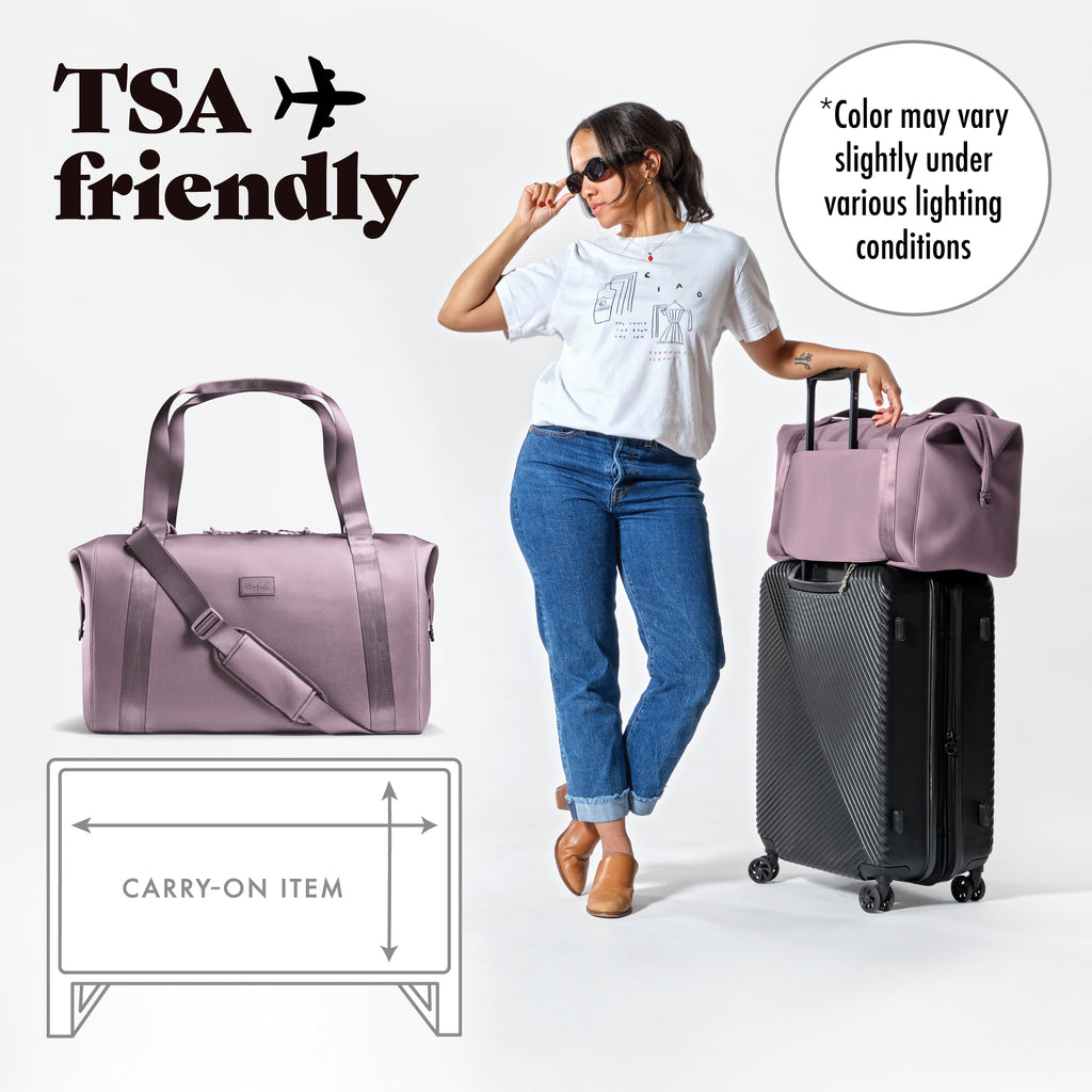 Neoprene Adult Travel Duffel, Elderberry