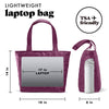 Metro Tote 2-in-1 Work Lunch Bag, Plum