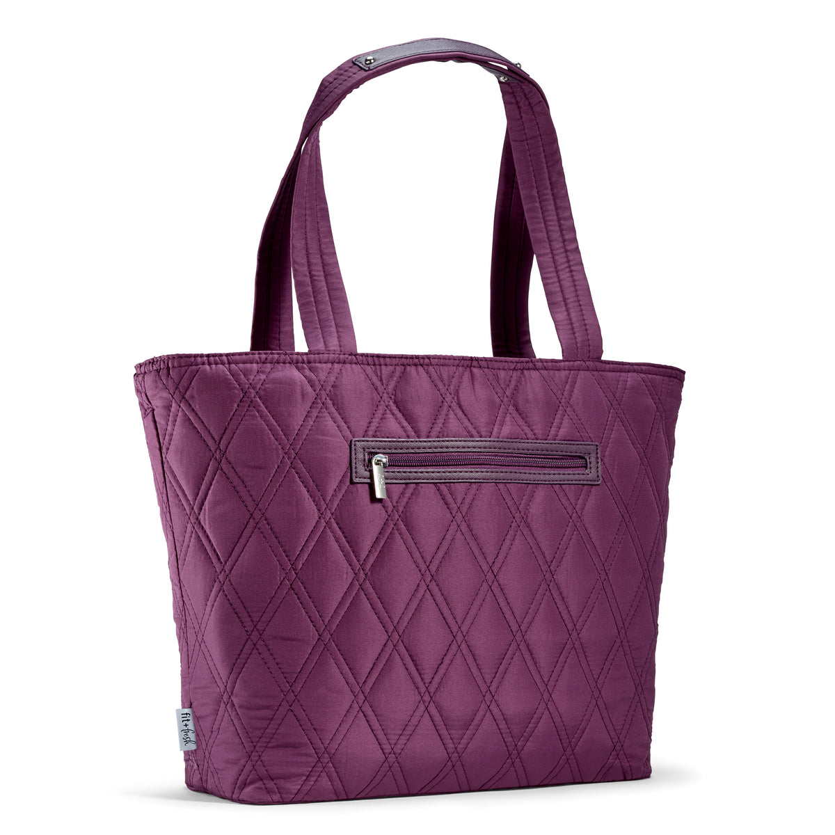 fit & fresh voyager travel commuter tote bag Metro Tote 2-in-1 Work Lunch Bag, Plum – Fit + Fresh Online Store