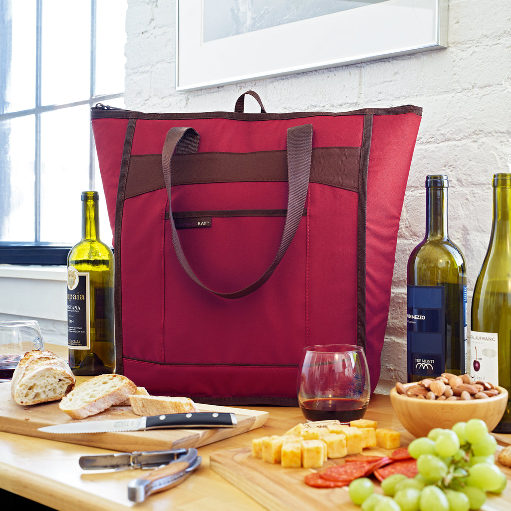 Rachael Ray Chillout Tote, Burgundy