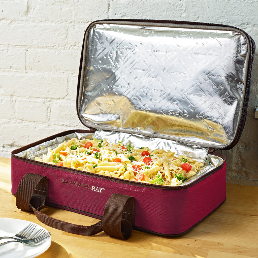 Rachael Ray Lasagna Lugger Duo, Burgundy