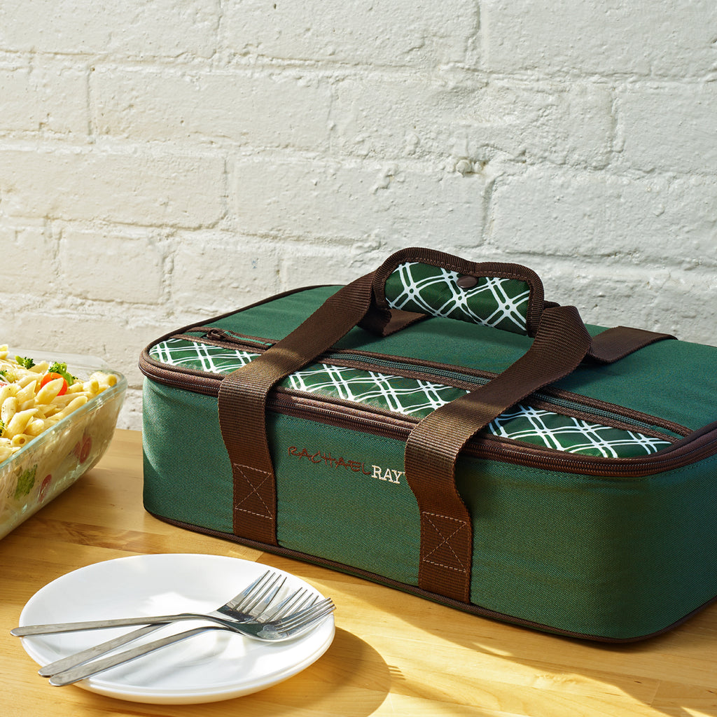 Rachael Ray Lasagna Lugger, Forest Green – Fit Fresh Online Store