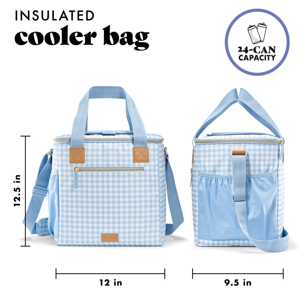 Regatta 24-Can Soft Cooler, Blue Gingham