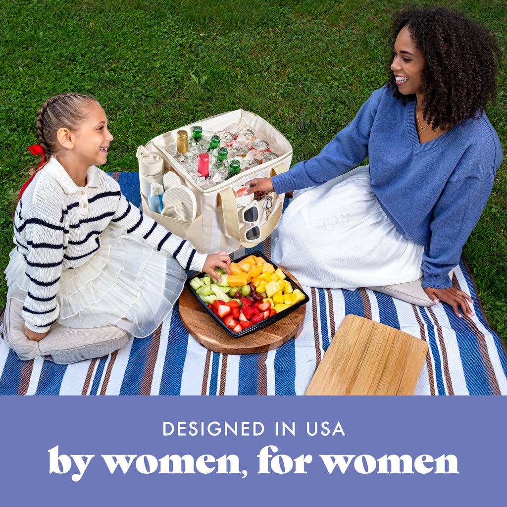 Regatta 24-Can Soft Cooler, Pina Colada Stripe