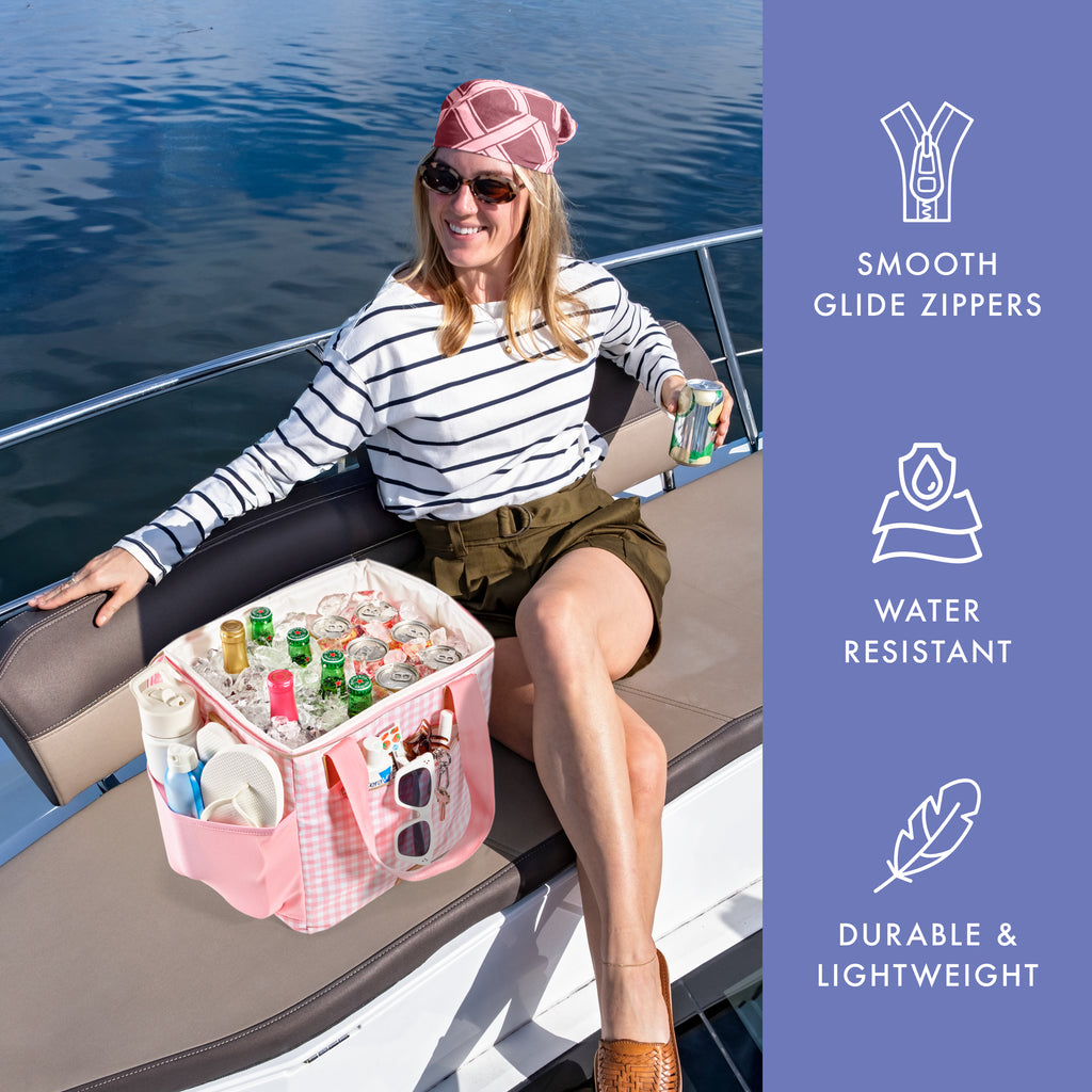 Regatta 24-Can Soft Cooler, Pink Gingham