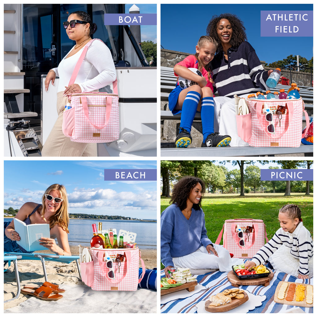 Regatta 24-Can Soft Cooler, Pink Gingham