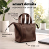 Remi Neoprene Lunch Bag with Lunch Kit, Dark Chocolate