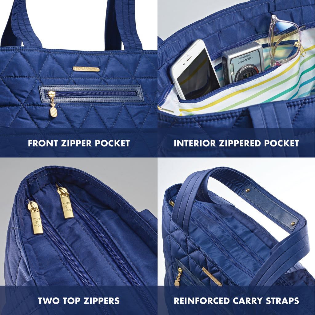 Metro Tote 2-in-1 Work Lunch Bag, Navy Simplified