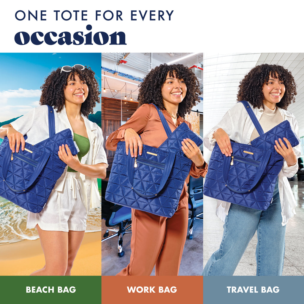 Metro Tote 2-in-1 Work Lunch Bag, Navy Simplified