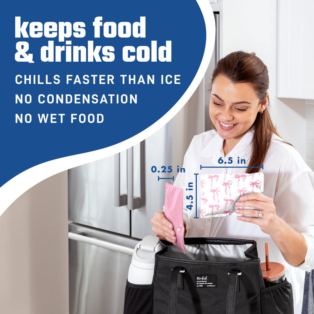 Cool Coolers Soft Ice, Pink Bows