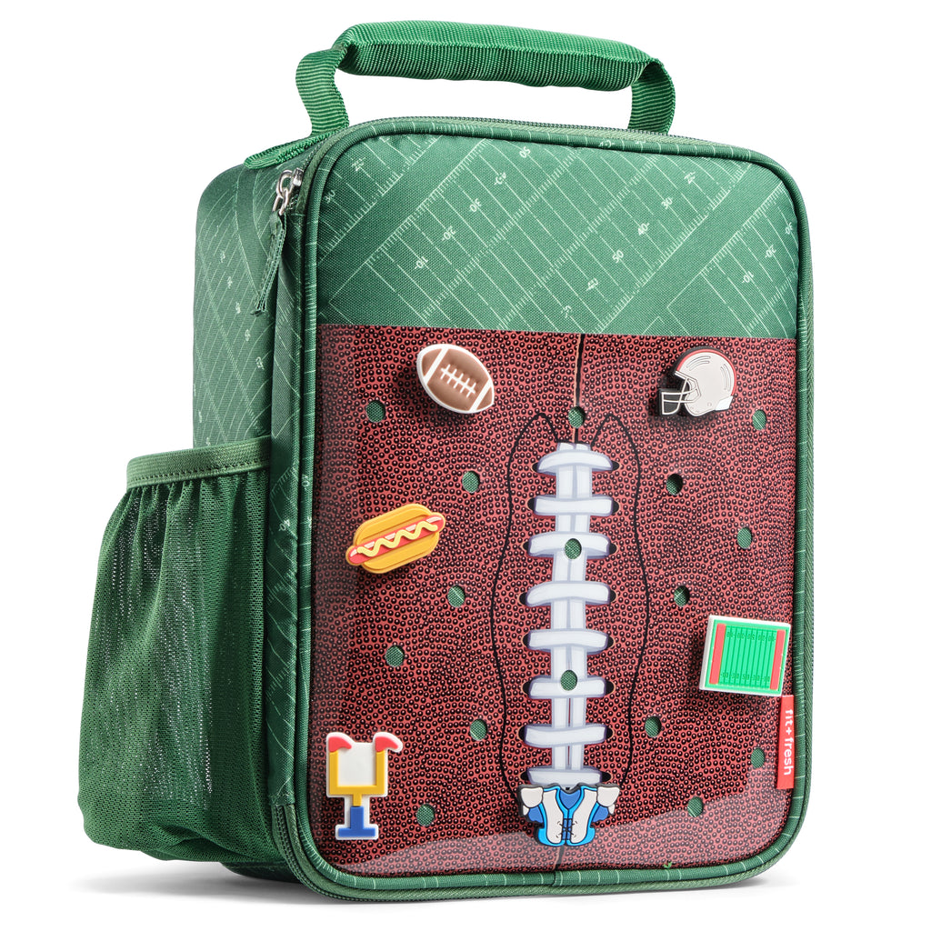 Charm Kids Lunch Bag with 6 Charms, Football
