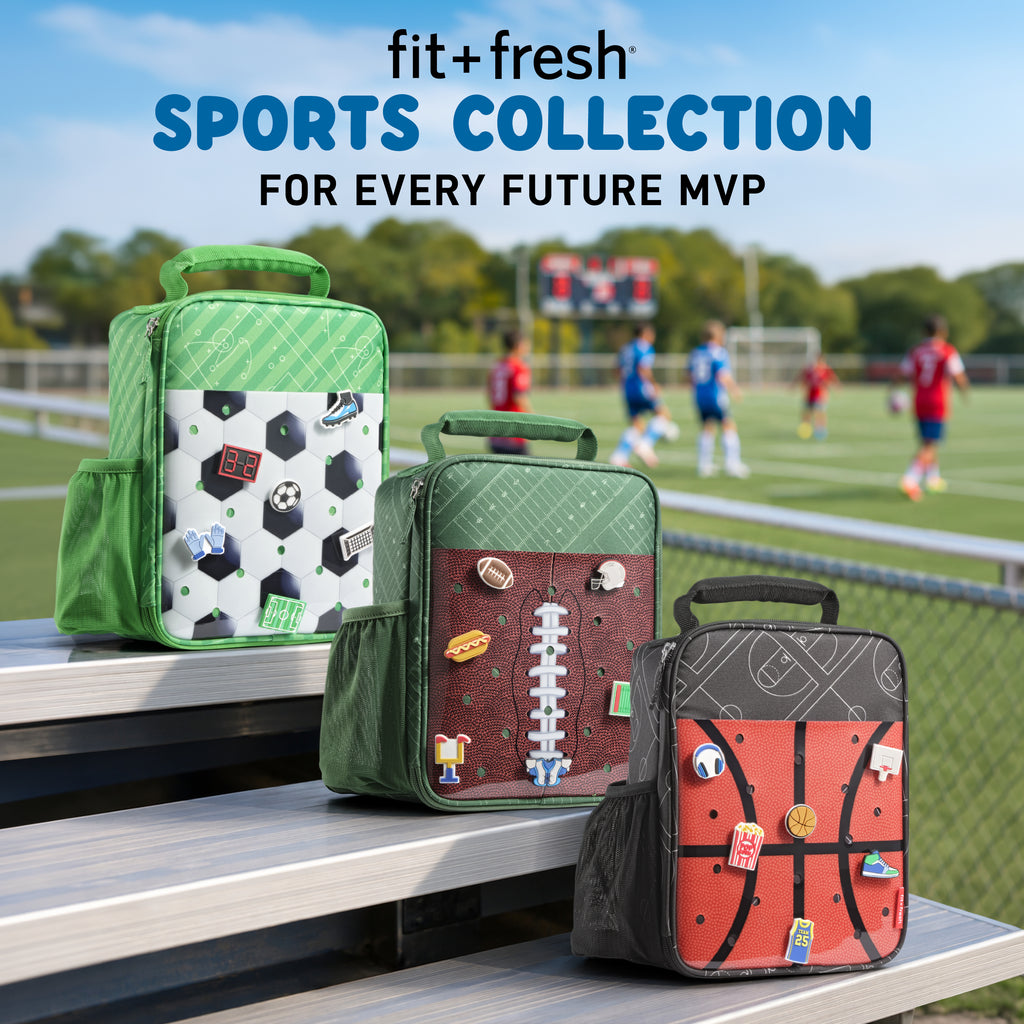 Charm Kids Lunch Bag with 6 Charms, Soccer