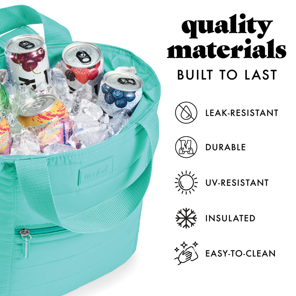 Mari 12-Can Backpack Cooler Tote, Teal